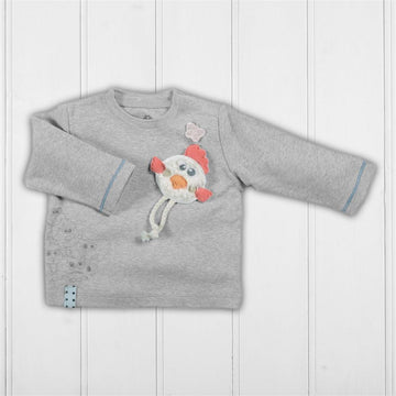 Organicera - Organic sweatshirt met lange mouwen grijs - Alisé kids